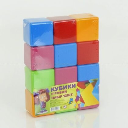 гр Кубики великі 12 шт. 14067 (16) ""M-TOYS""