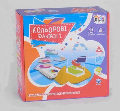 гр Розвиваюча гра UKВ-В 0041 ""Кольорові фантазії"" (12) "4fun Game Club"" в коробке