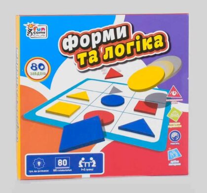 гр Розвиваюча гра ""Форми та логіка"" UKB-B 0034 (24) "4fun Game Club""