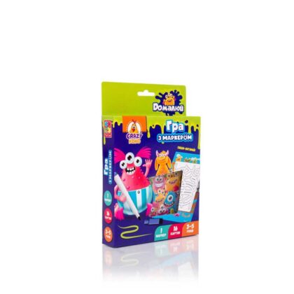 гр Пиши та витирай ""Монстрики"" укр. - VT5010-18 (24) ""Vladi Toys""
