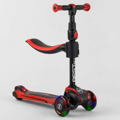 Самокат триколісний Best Scooter JS-10711 (4) з сидінням
