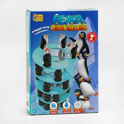 гр Настільна гра ""Вежа пінгвінів"" 86682 (18) "4fun Game Club""