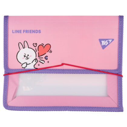 Папка для зошитів Yes пласт. на резинці В5 "Line Friends. Cony"
