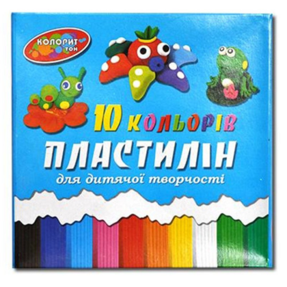 Пластилін 10 кольорів