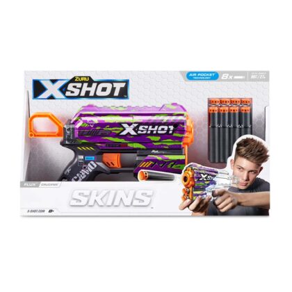 Швидкострільний бластер X-SHOT Skins Flux Crucifer (8 патронів)