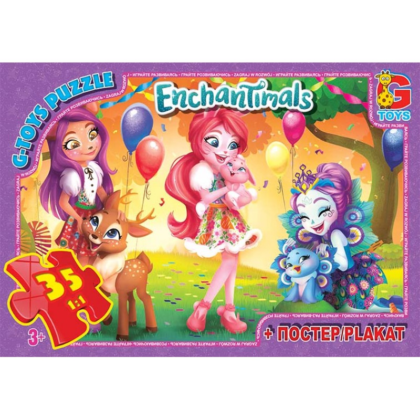 EA212 Пазли ТМ "G-Toys" із серії "Enchantimals"