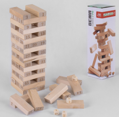 Деревьев&кстати;яна гра 72154 "ВЕЖА" (12) "4FUN Game Club Wood"