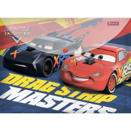 Папка-конверт 1Вересня на кнопці А4 "Cars" ЦІНА ЗА 1 ПАПКУ