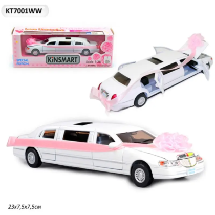 Модель лімузин LINCOLN 7&apos;&apos; KT7001WW TOWN LOVE CAR метал.інерц.відкр.дв.кор./72/