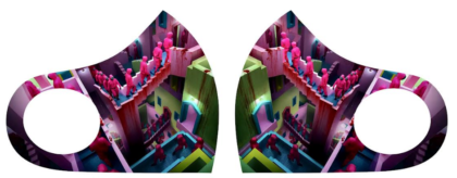 Маска Pitta Print M Игра в кальмара11 Stairs