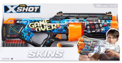 Швидкострільний бластер X-SHOT Skins Last Stand Game Over (16 патронів)