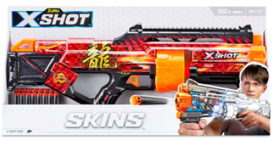 Швидкострільний бластер X-SHOT Skins Last Stand Faze (16 патронів)