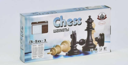 Шахи дерев&кстати;яні С 36819 (48) 3 в 1