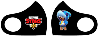 Маска Pitta Print M Brawl Stars Леон Акула Black
