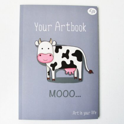 Блокнот TM Profiplan "Artbook cow"