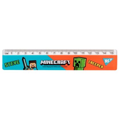 Лінійка Yes 15 см "Minecraft"
