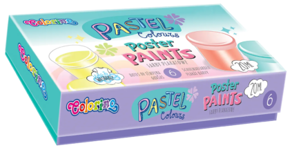 Фарби гуашеві PASTEL  COLORINO 20 мл 6 кольорів /12/