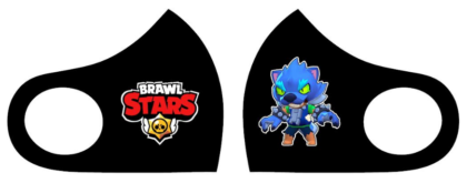Маска Pitta Print M Brawl Stars Леон Оборотень Black