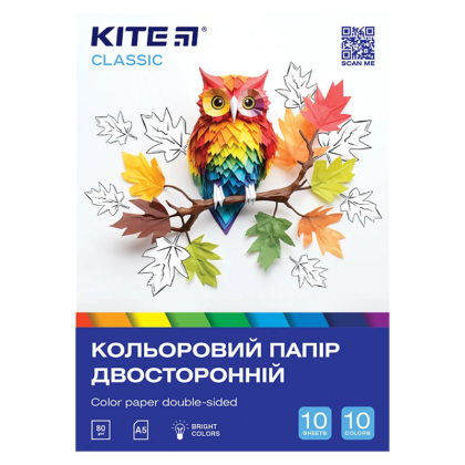 Папір кольор. двостор. (10арк/10кол)