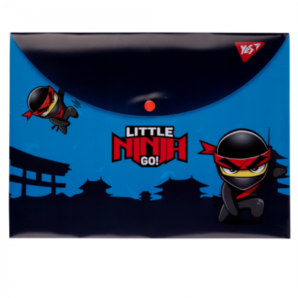 Папка-конверт YES А4 на кнопці "Ninja"