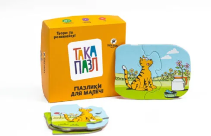 ТАКА ПАЗЛ -пазлики для малечі(котик)