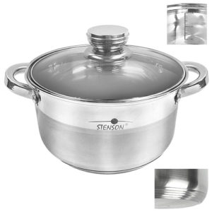 Каструля з кришкою інд.дно "Classico" 4.7л 24*13см MH-2729