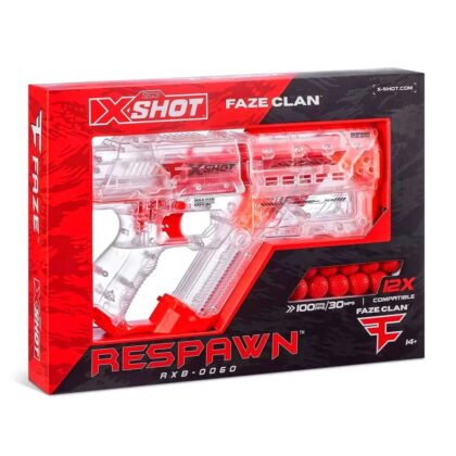 Швидкострільний бластер X-SHOT Chaos FAZE Respawn (12 шариков)