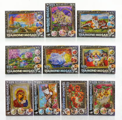 Набір творчості "Алмазний живопис. DIAMOND MOSAIC" DM-01-01