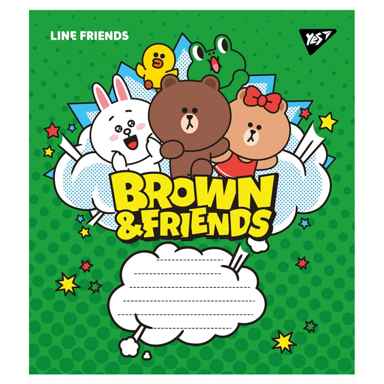 А5/12 кл. YES Line friends