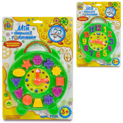 Сортер "Мій перший годинник" 7331 (24) «Игровой клуб 4FUN»"