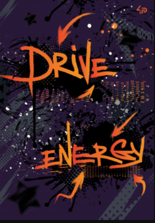 Блокнот TM 4Profi "Graffiti" drive energy