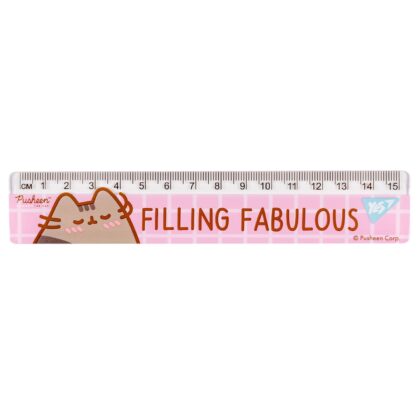 Лінійка Yes 15 см "Pusheen"