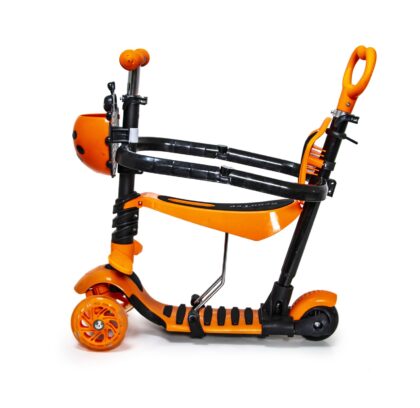 Самокат 5in1 "Божья коровка" Orange с бортиком